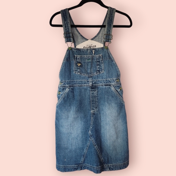 OshKosh B'gosh Overall Vestbak Dress Vintage RARE - Picture 1 of 8